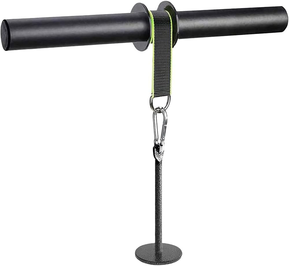 Forearm Rope Roller, Wrist Roller Forearm,Grip Strengthener Roller, Forearm Exerciser Tool,Weight-Bearing Rope Training Fitness Equipment,Muscle Strength Wrist Roller,For Grip Strength Training(Black) image number 1