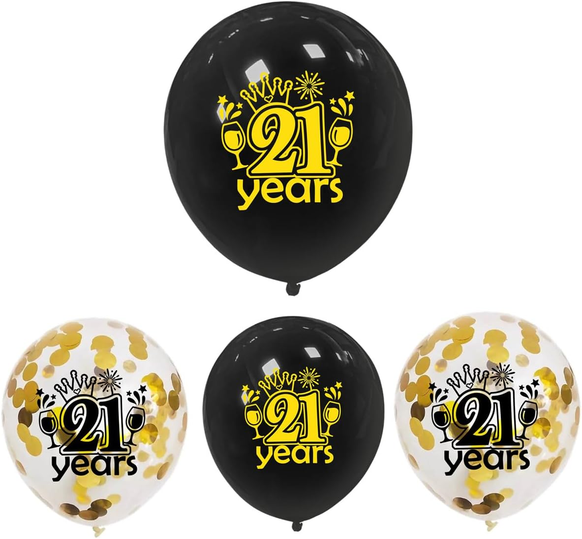 Buziba Happy 80Th Birthday Banner Black Gold Birthday Decorations Backdrop 80 Years Birthday Balloons Party Supplies Photography Background for Men Women (80Th) image number 5