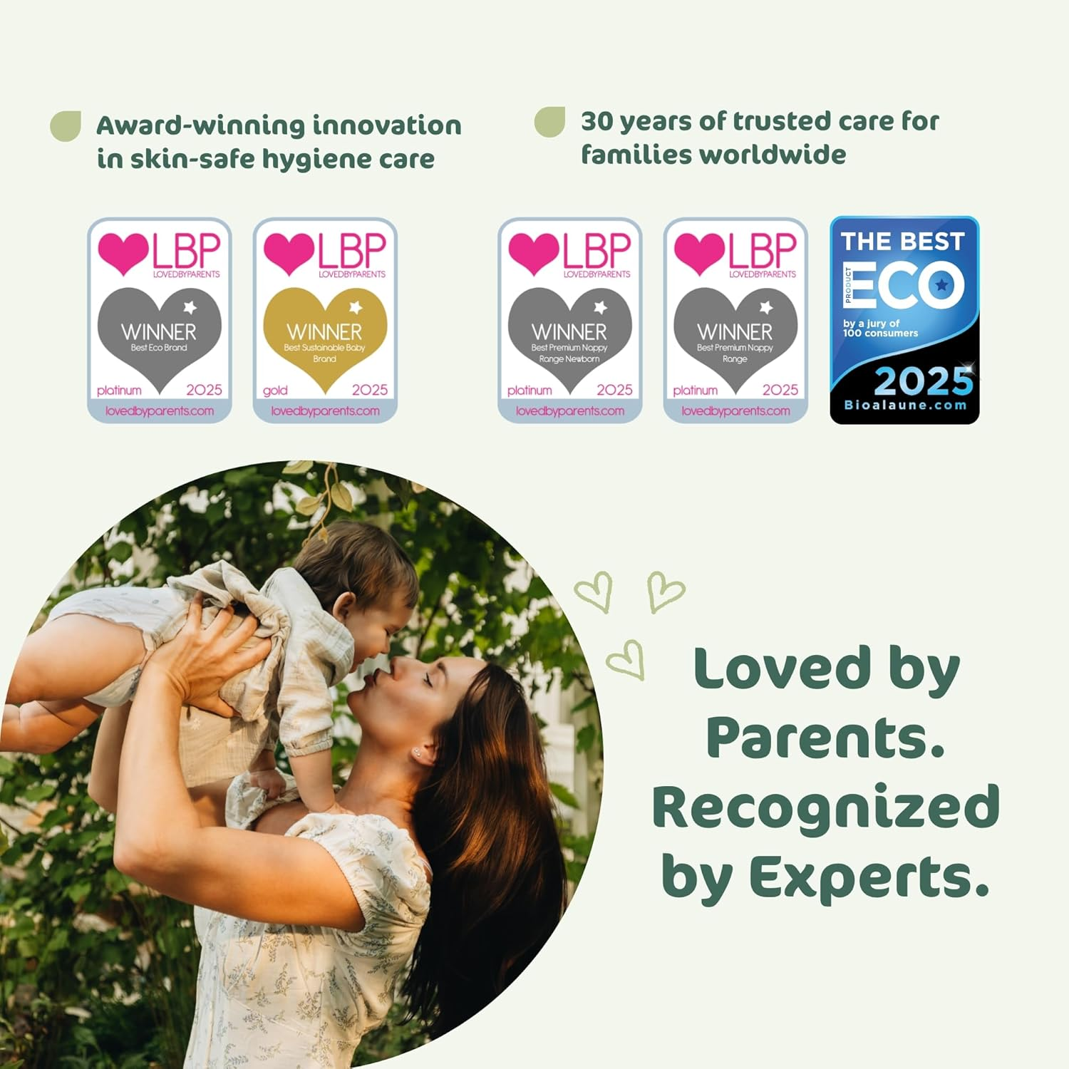 Eco by Naty Flushable Baby Wipes - Compostable and Plant-Based Wipes, Chemical-Free and Hypoallergenic Baby Wipes Safe for Baby Sensitive Skin, 56 Wipes per Pack (3 Pk) image number 5