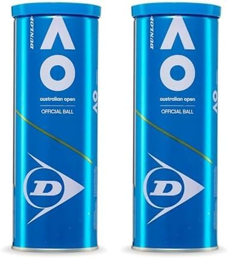 Dunlop Dunlop Australian Open 3 Ball Can Australian Open 3 Ball Can (Pack of 2)
