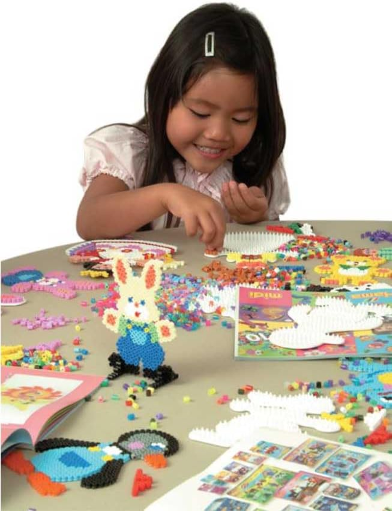HAMA Pegboard Bag &ndash; 2 Large Pegboards: round No.221 & Square No.234 &ndash; Bead Craft Boards for Kids Ages 5+ image number 5
