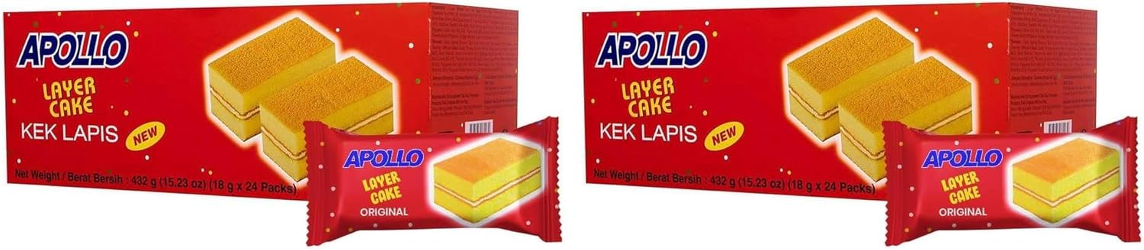 Apollo Original Cake 18G 24Pcs image number 2