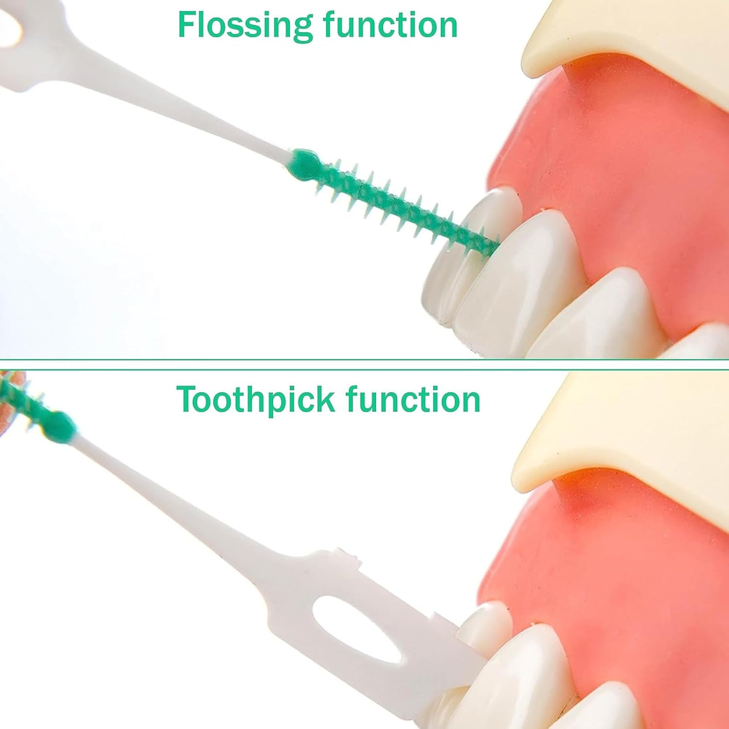 200 Pcs Soft Interdental Brush Dental Brushes between Teeth, Braces Brush, Floss Picks for Cleaning Teeth image number 6