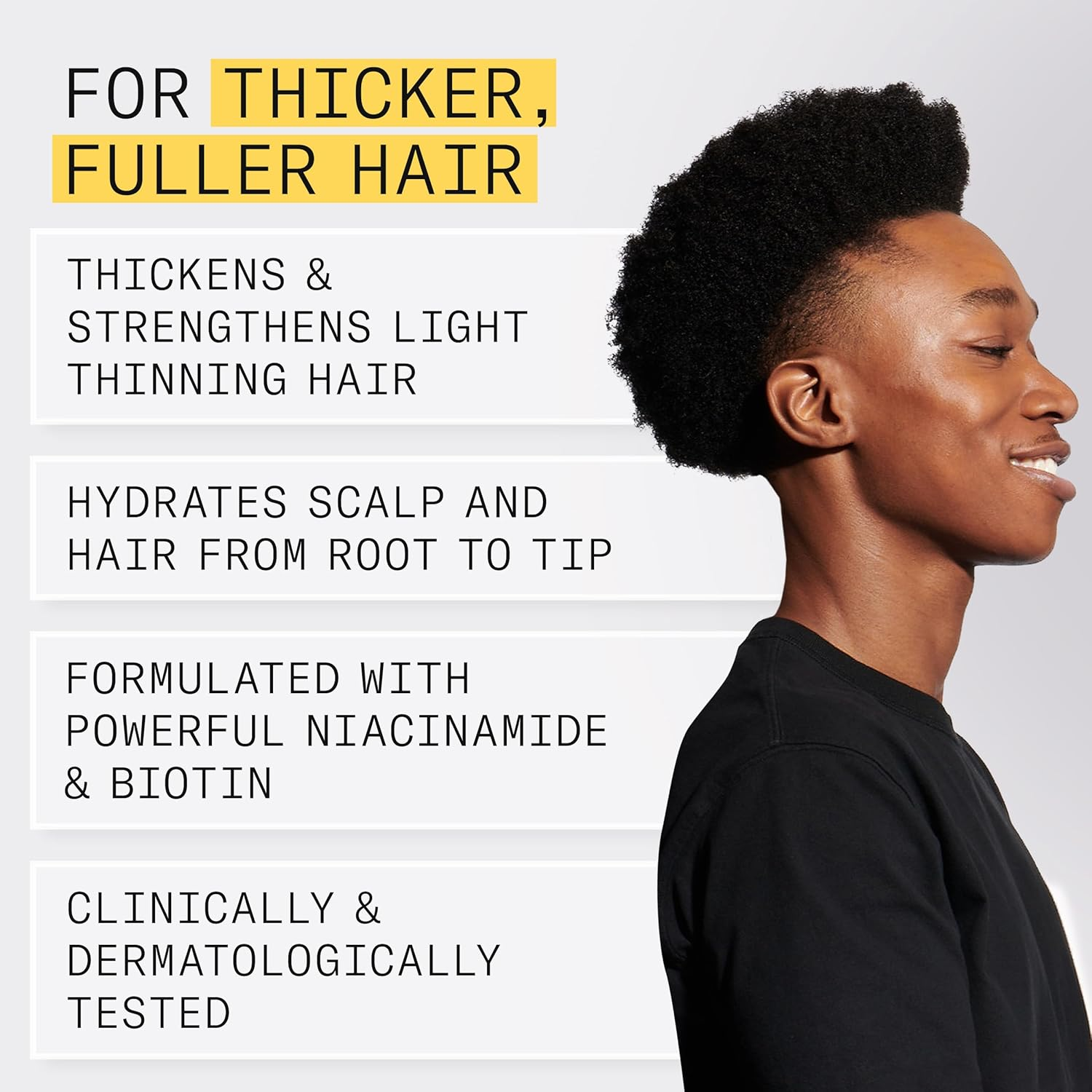 Nioxin System 1 Scalp plus Hair Thickening Treatment Serum for Natural Hair with Light Thinning, 100 Ml