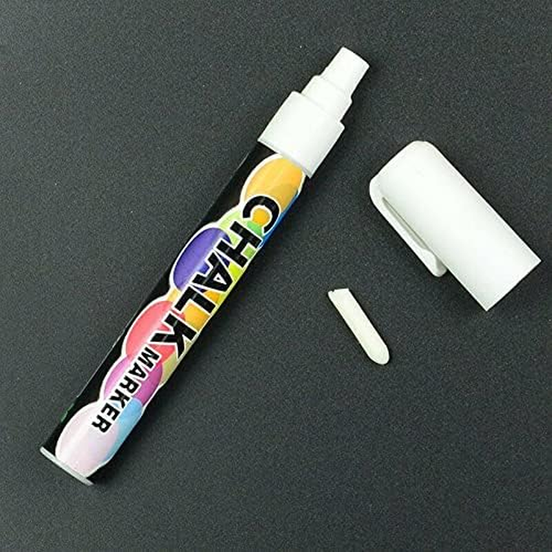 8Pcs 3/6/15Mm Liquid Chalk Marker Pens LED Writing Board Glass Art Pen Window (6) image number 5