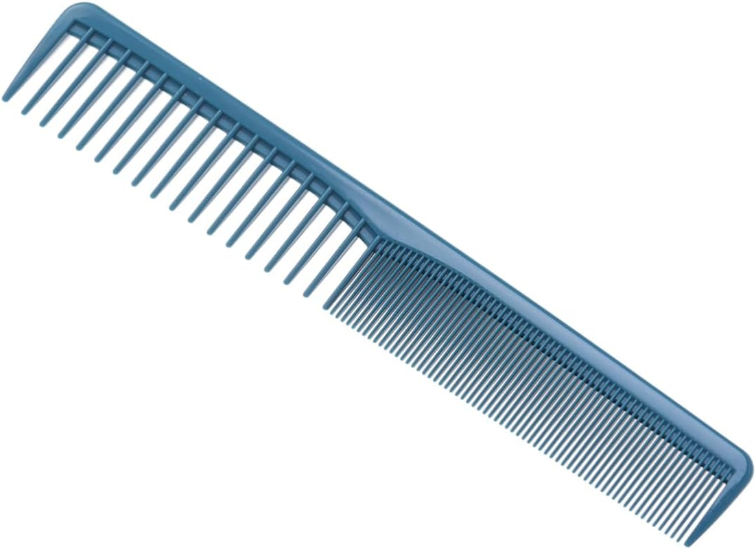 Garneck Professional Hair Cutting Comb, Blue, Made of ABS Antistatic for Thick and Curly Hair, Hairdressers and Salon Stylists