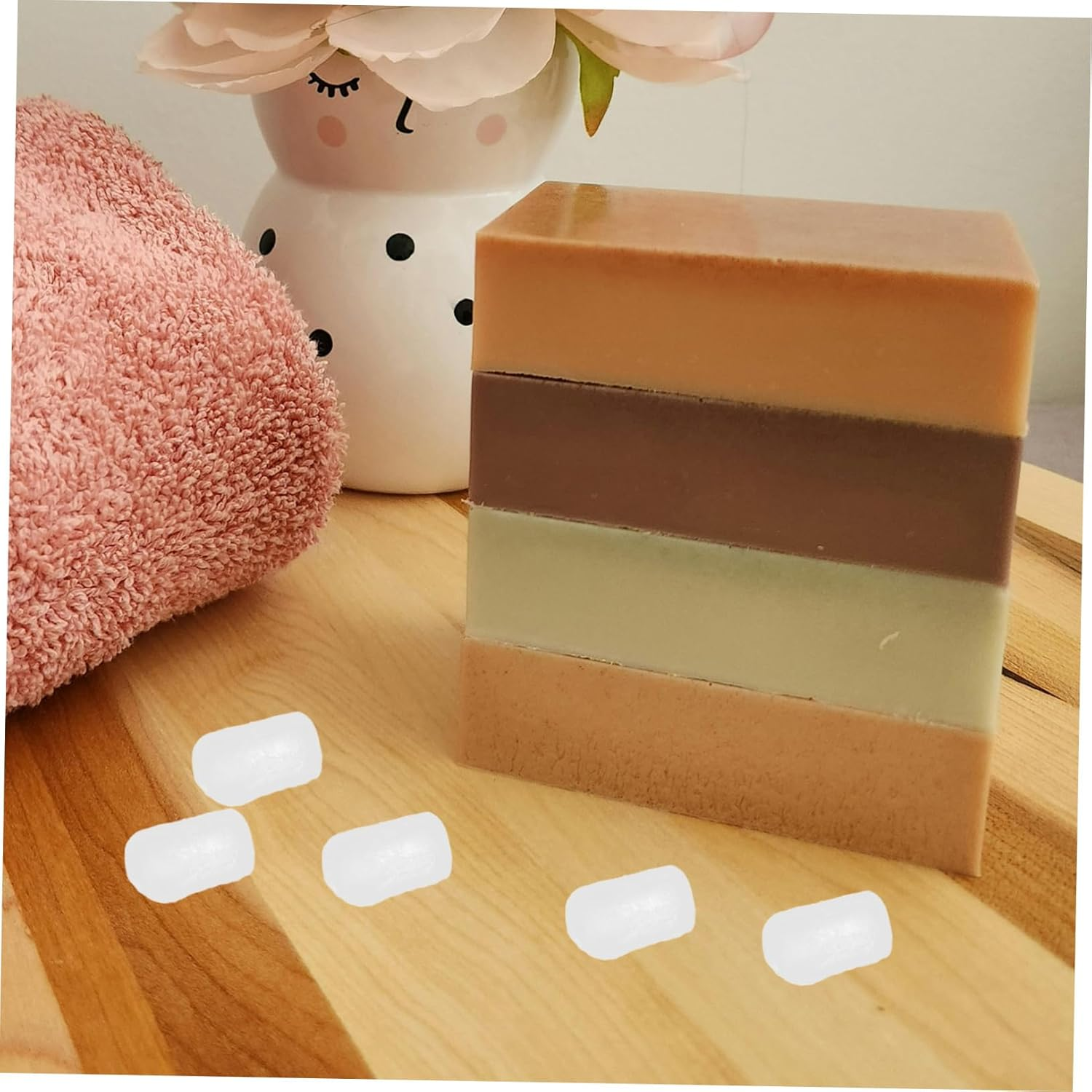 Sewroro 1Bag Craft Soap Base Handmade Soap Material Making Supplies for Shower Bath Exfoliating