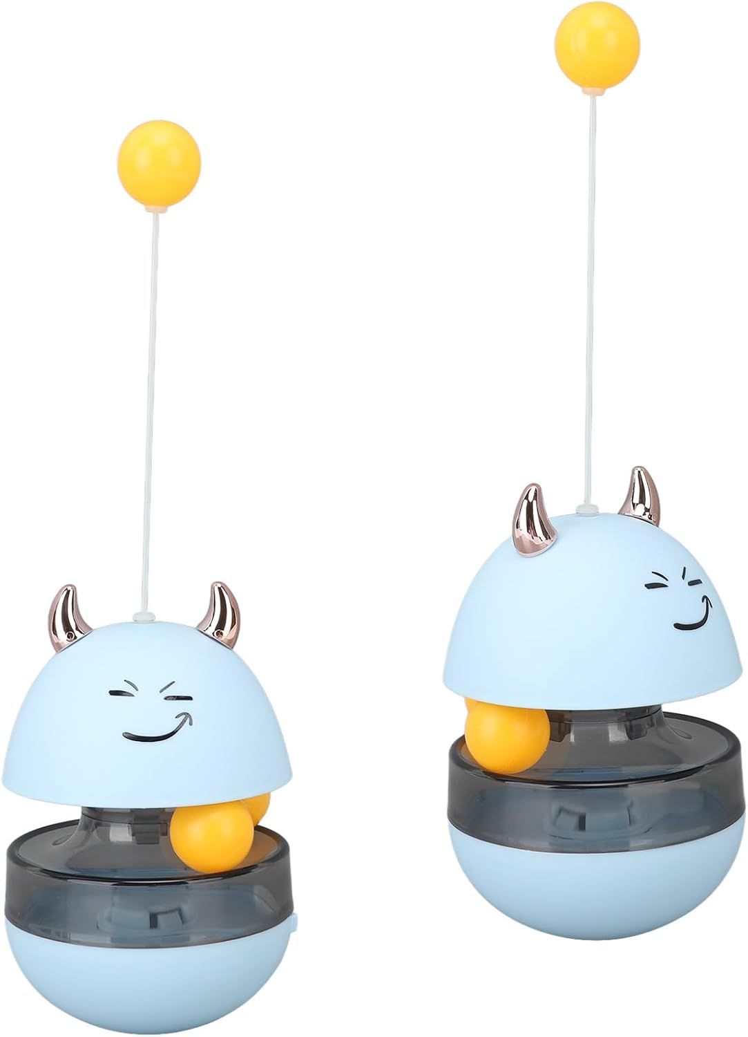 Interactive Cat Feeder, Cat Dispenser Toys, Cats Puzzle Treat Toys, Cats Puzzle Dispenser with Ball, Ball Treat Feeder for Indoor Cat /755 image number 4