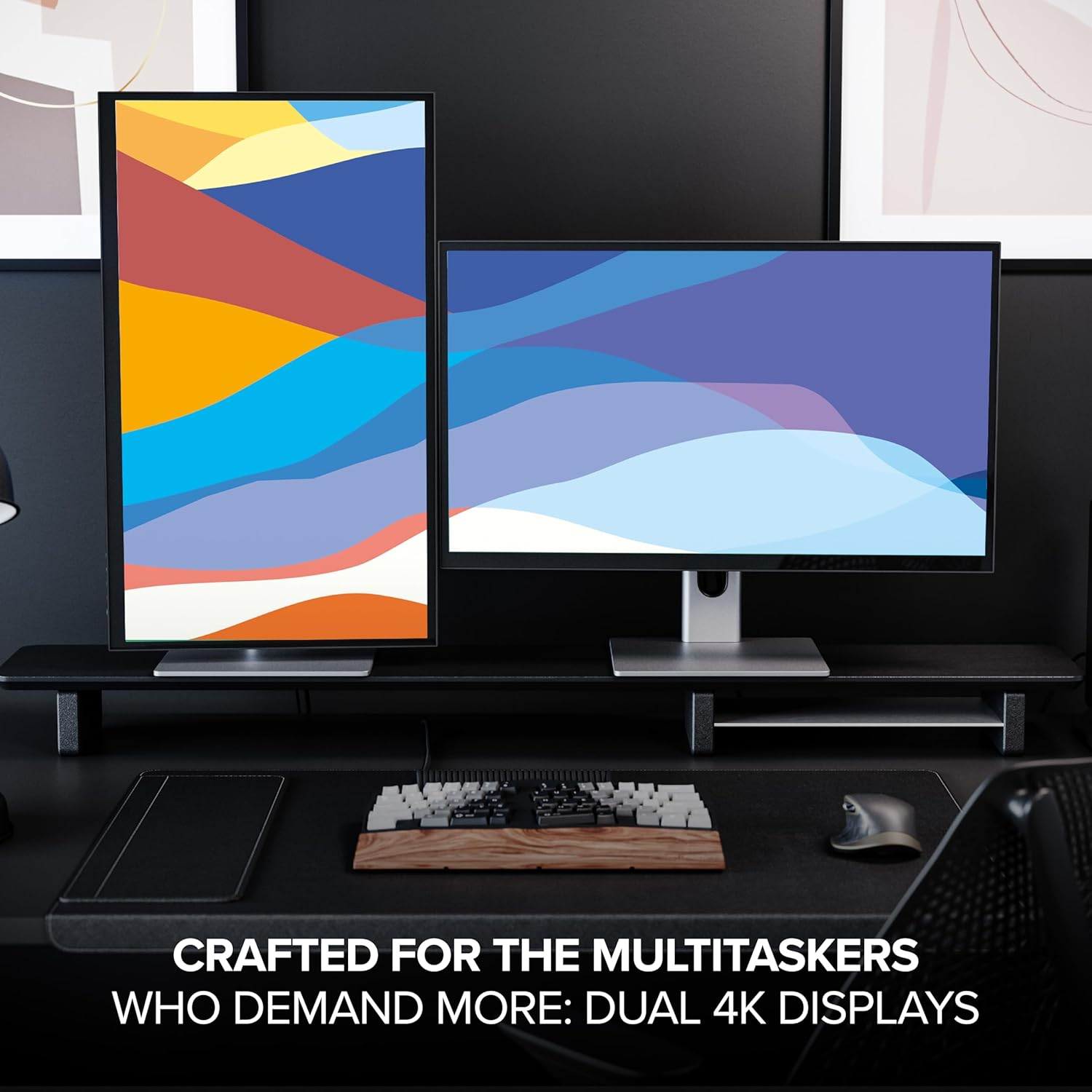 Alogic Clarity 27&rdquo; 4K UHD LCD Monitor | USB-C 90W Power Delivery | 16:9 Silver & Black | Adjustable Stand image number 4