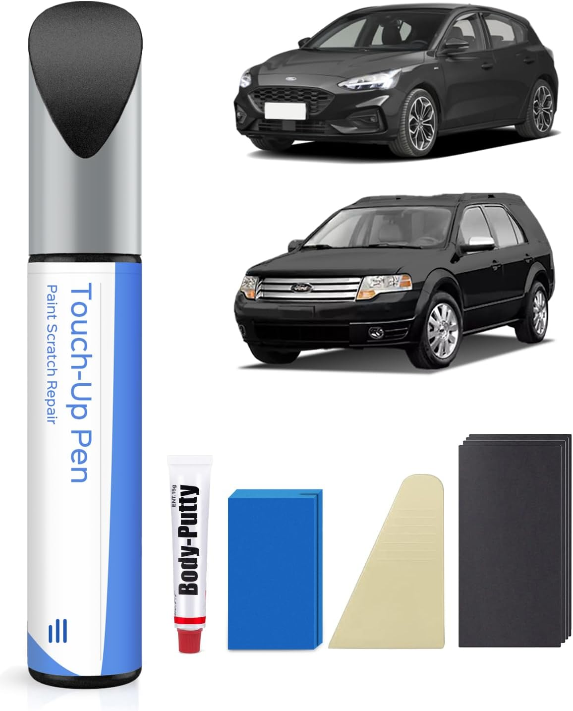 Magnetic Metallic(J7) Touch up Paint Repair Kit Compatible with Ford - DIY Kit Exactly Matches Chips and Nicks