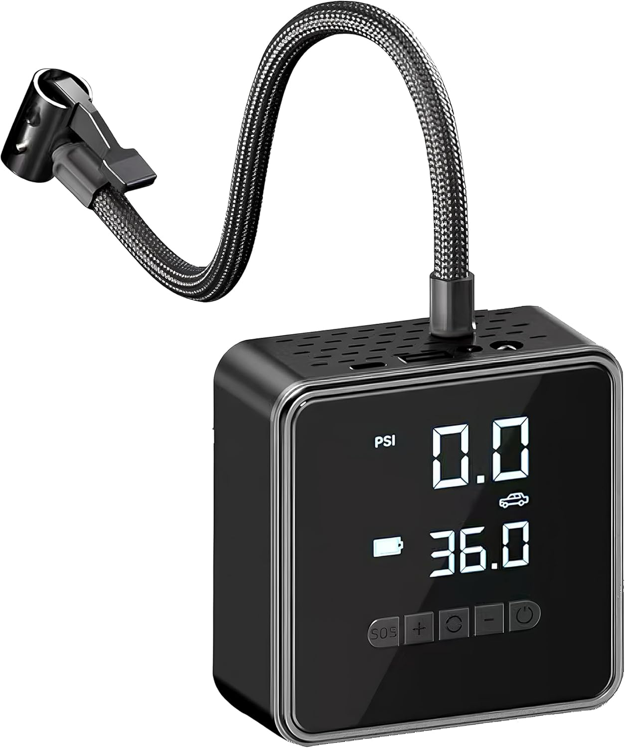 Tire Inflator Portable Air Compressor - 150 PSI Air Pump for Car Tires - 2X Faster Inflation, Smart Pump Tire Inflator for Cars, Motorcycles, Bicycles, Balls image number 2