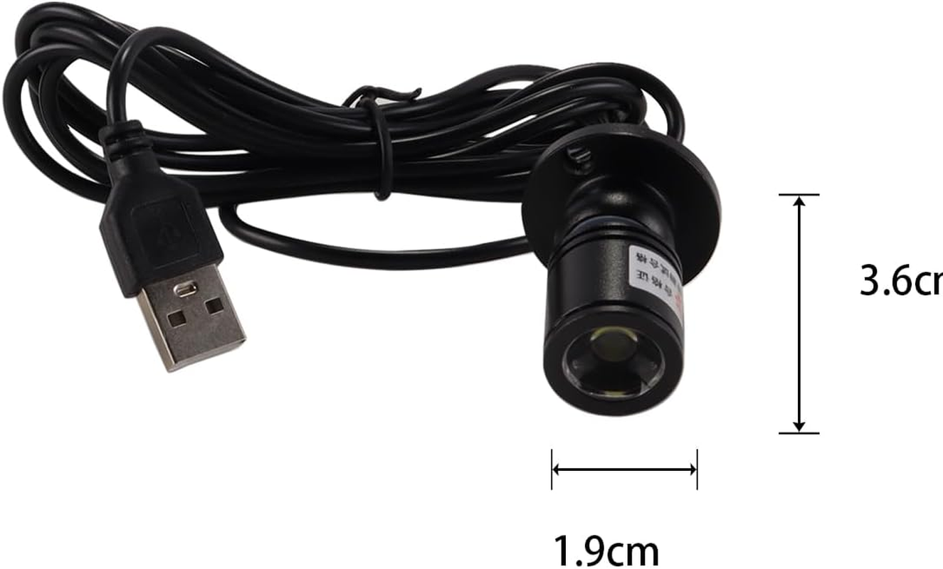 1V USB Small Spotlight Mini Cabinet Furniture Display Cabinet Light under Jewelry Light