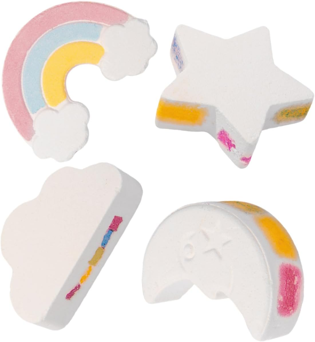 Anneome 4Pcs Rainbow Bath Salt Essential Oils for Relaxing Moisturizing Exfoliating Bathing For image number 4