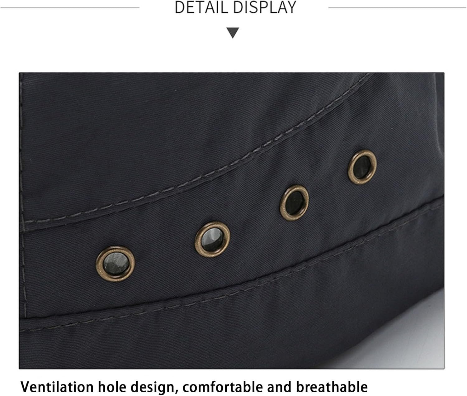 Army Cap for Men, Adjustable Military Style Hat, Breathable Outdoor Sun Cap with UPF 50+ Sun Protection for Hiking, Camping and Everyday Wear