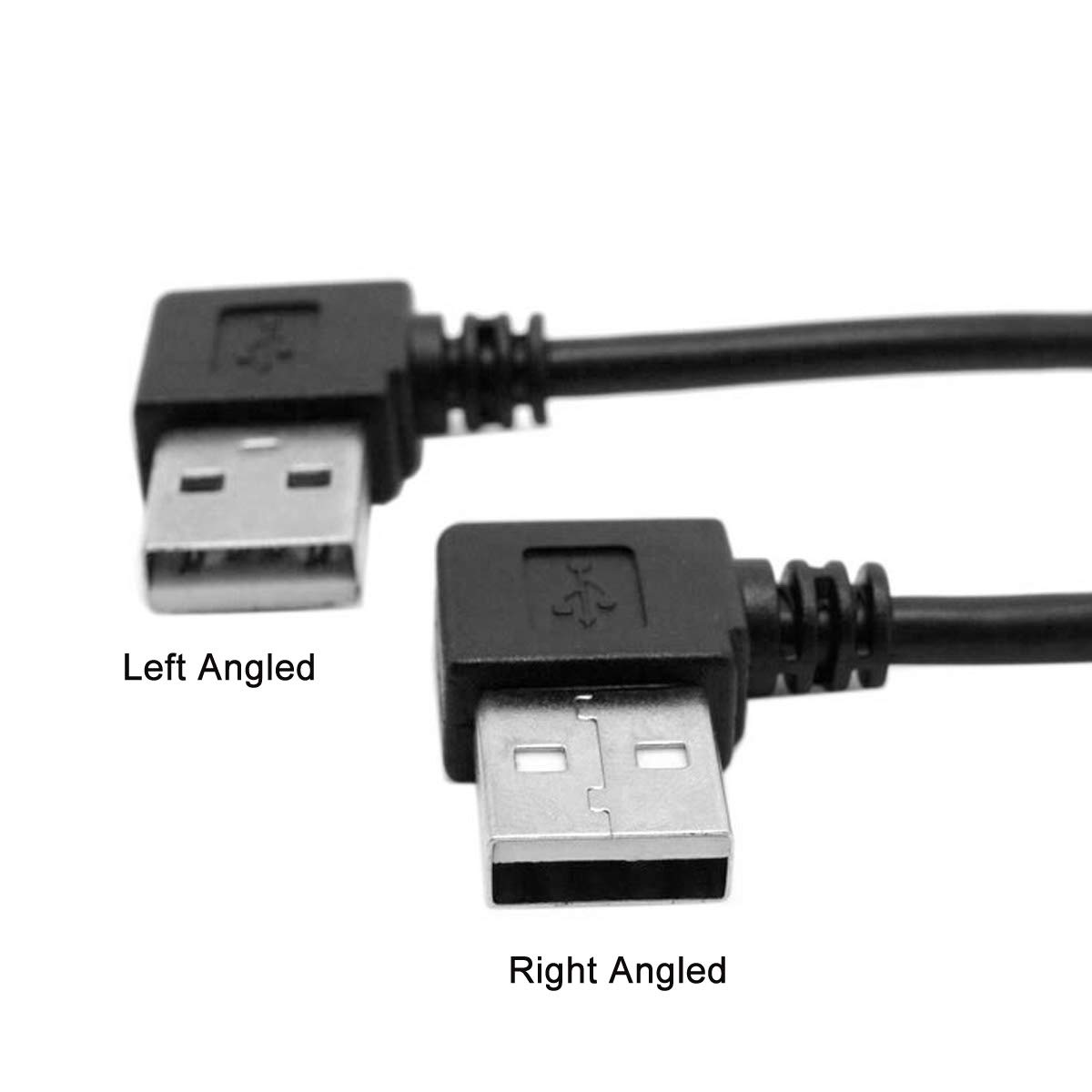 Chenyang USB 2.0 Extension Cable USB 2.0 Male to Female 90 Degree Angled Extension Cable 10Cm 2Pcs/Set - 10Cm image number 5