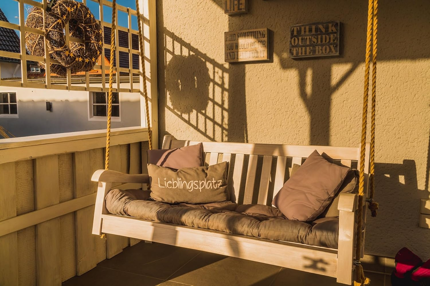 Jute Rope Garden Twine String Indoor and Outdoor DIY Twisted Manila Rope Home Decor Crafts for Gardening Thick Rope Natural Nautical Nemp Strong Jute Rope (100, 5/16 Inch (8Mm)) image number 5