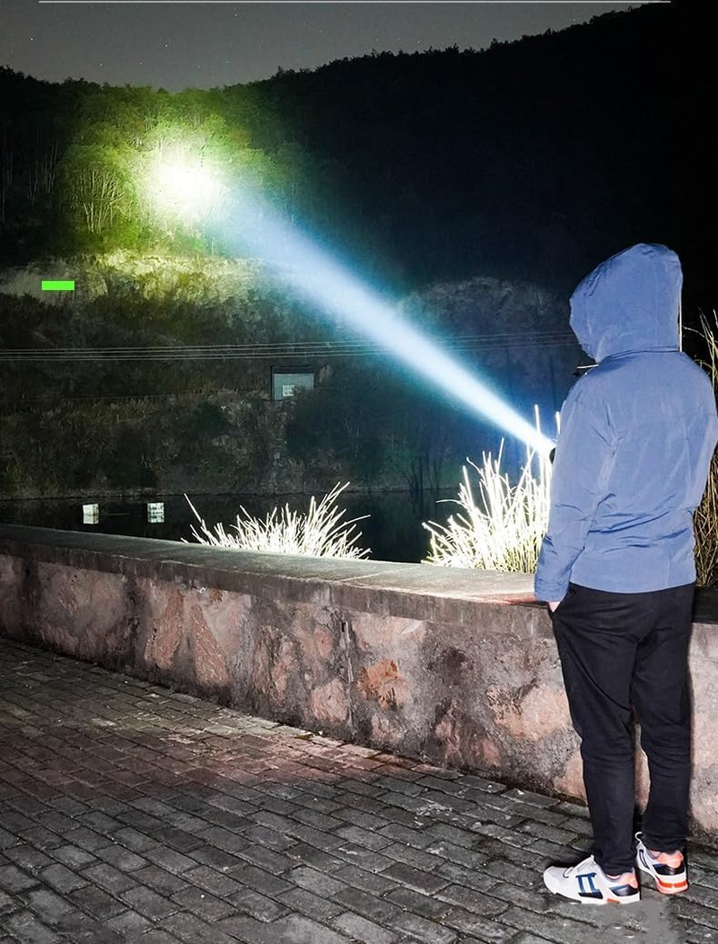 Rechargeable Mini Flashlights,Bright 3 LED Flash Lights, Small EDC Flashlight with Belt Clip, 5 Lighting Modes Portable Rechargeable Flashlights for Camping Home (2, Black) image number 6