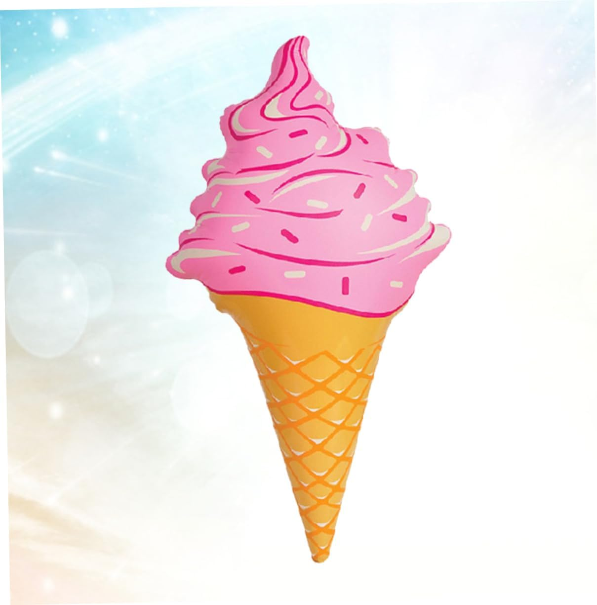 Inflatable Ice Cream Pool Float Swimming Toy for Girls Women PVC Pink Water Play Summer Beach Inflatable Pool Toy image number 3