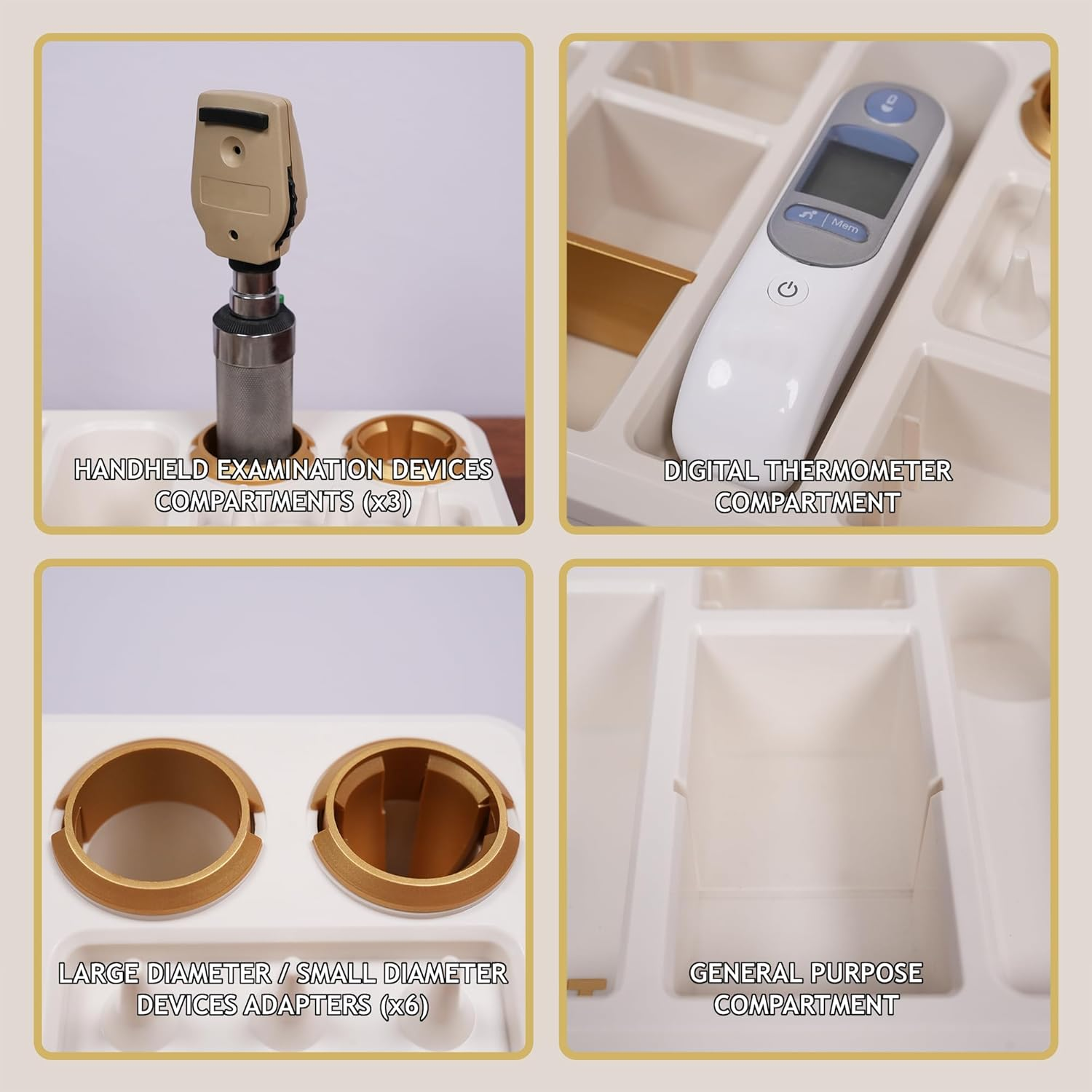 SYNKMED DDORG II: Doctors' Desk Organiser for Medical/Healthcare Professionals, Medical Offices, Clinics, Hospitals for Medical Devices, Equipment, Consumables, Office Supplies, Best Doctors Gift image number 1