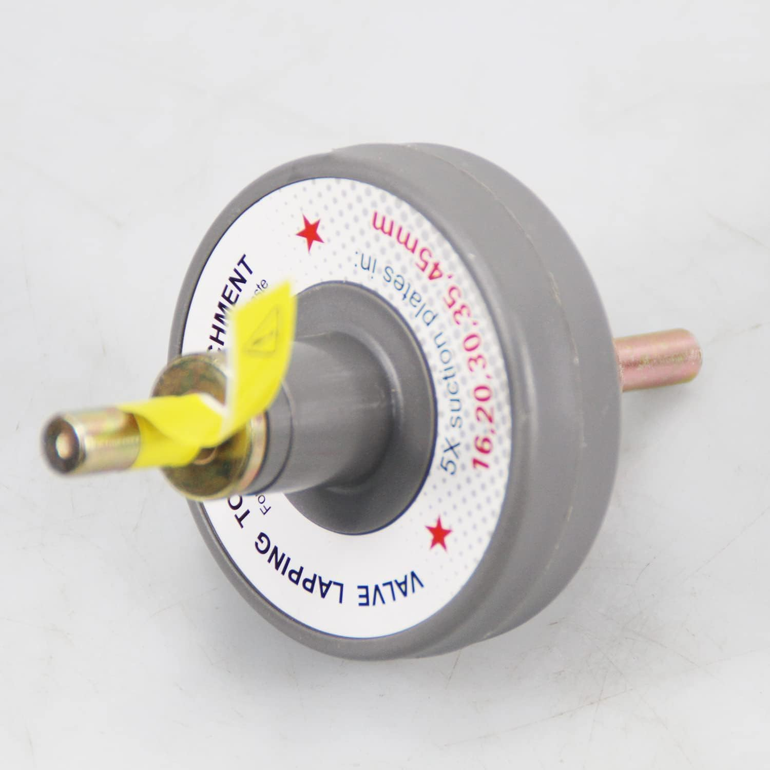 Valve Lapping Tool Kit &ndash; Engine Valve Lapping Attachment Tool for Drill Valve Grinding Kit with 5 Attachable Suction Plates image number 6