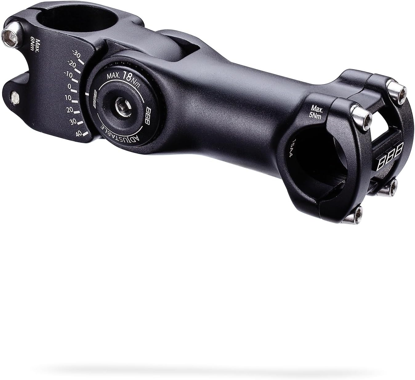 BBB Highsix BHS-28 Handlebar Stem Height Adjustable 1-1/8" Black 25.4Mm Handlebars