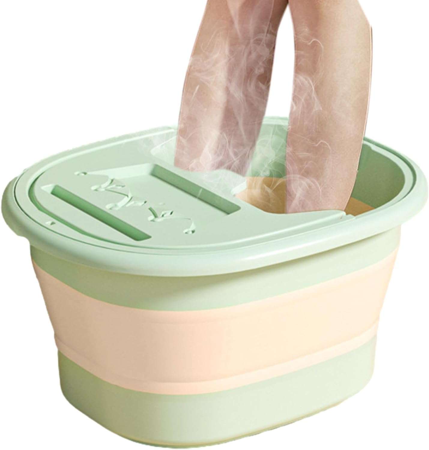 Foot Soak Tub,Foldable Foot Bath Basin with Massage Acupoint - Heat Preservation Foot Soak Tub, Foot Bucket for Living Room Bathroom Camping Road Trip Puchen image number 6