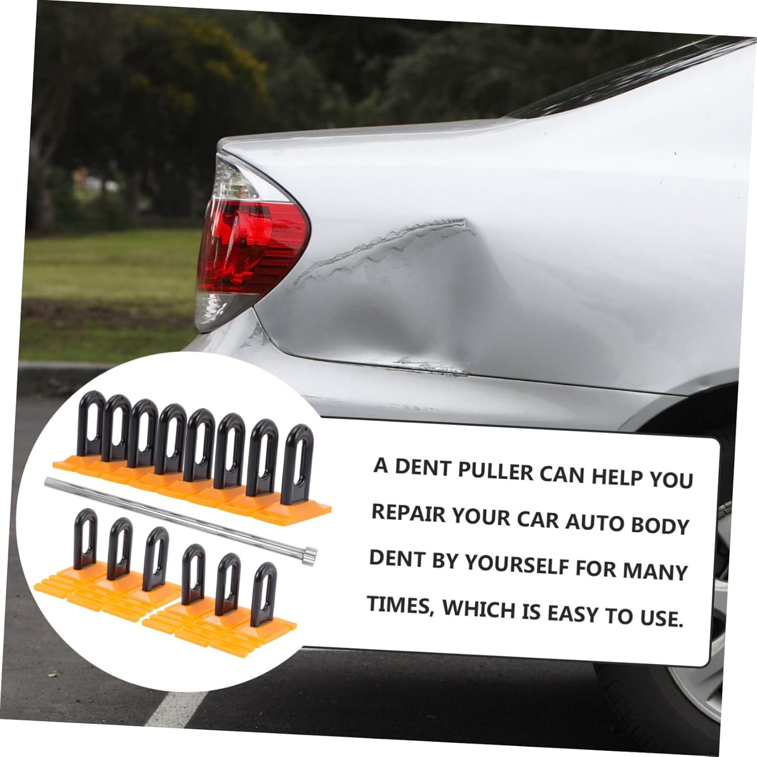 Ciieeo Repair Tool for Car Body Dent Removal Paintless Dent Puller Glue Tabs Equipment image number 3