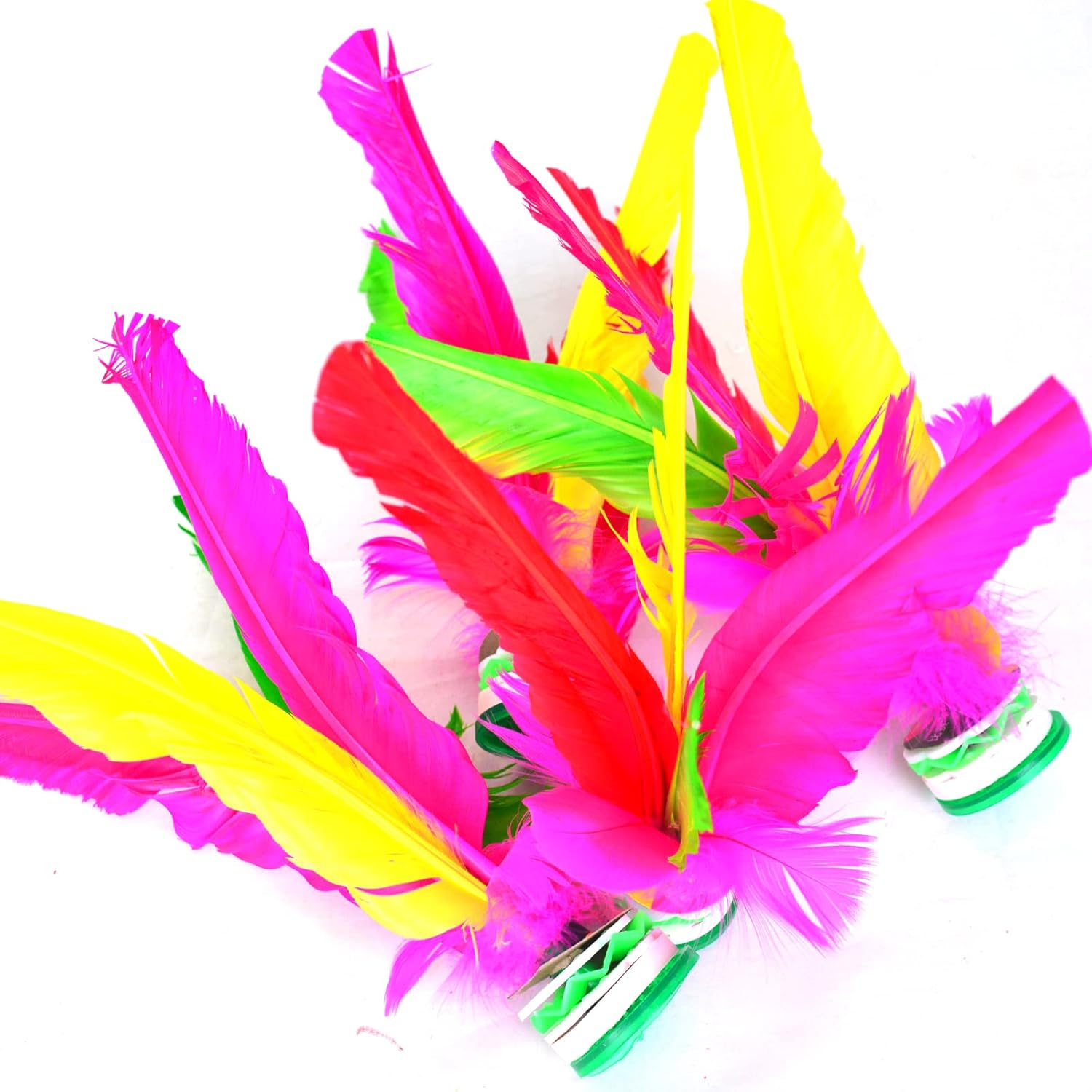 Baitaihem Kick Shuttlecock Chinese Jianzi Colorful Feather Foot Sports Outdoor Toy Game image number 3