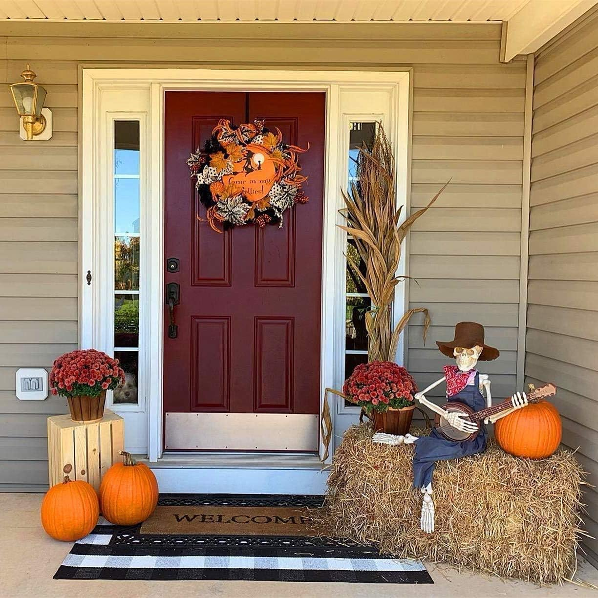 EARTHALL Cotton Buffalo Plaid Check Rug 3'X 5' Black and White Area Rug, Hand-Woven Kitchen/Frontdoor/Living Room/Laundry Room/Bathroom/Bedroom Washable Retro Lattice Checkered Carpet (35.4''X59'') image number 3