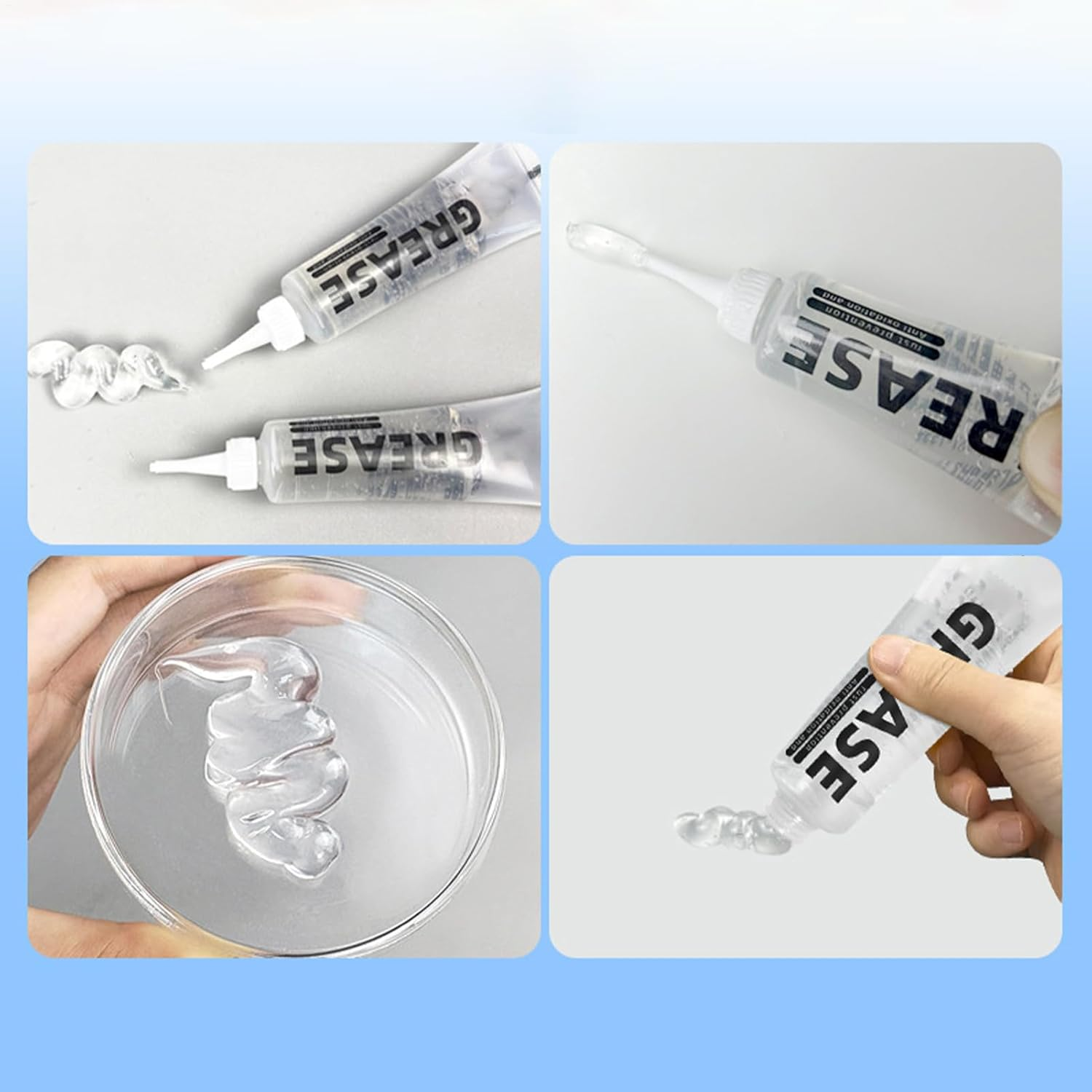 Wheel Bearing Grease | 10 Piece Maintenance Lubricant - Lubricant for Car Door | for Brake Door Garage Chain Trailer Machinery Gears image number 1