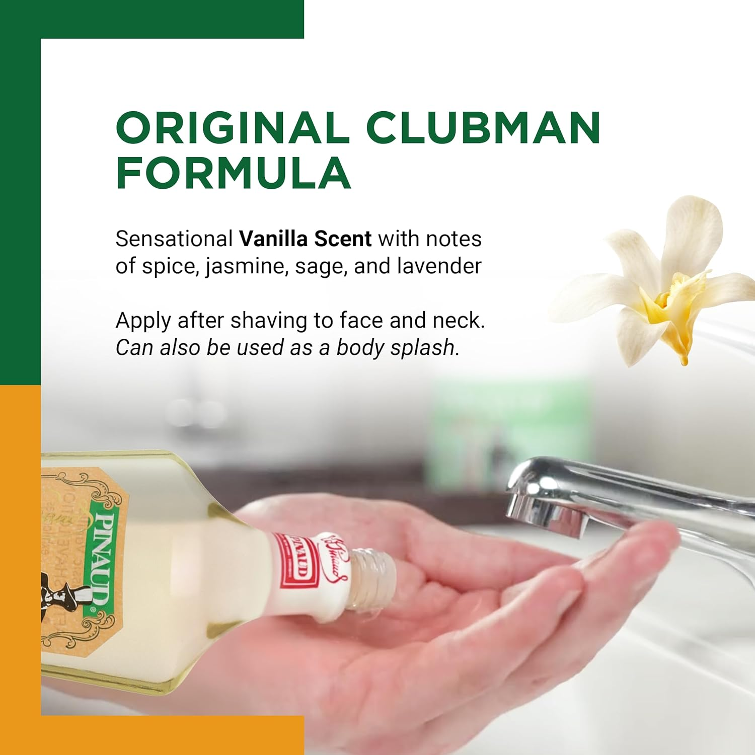 Clubman after Shave Lotion 6 Ounce Vanilla (177Ml) (2 Pack) image number 2