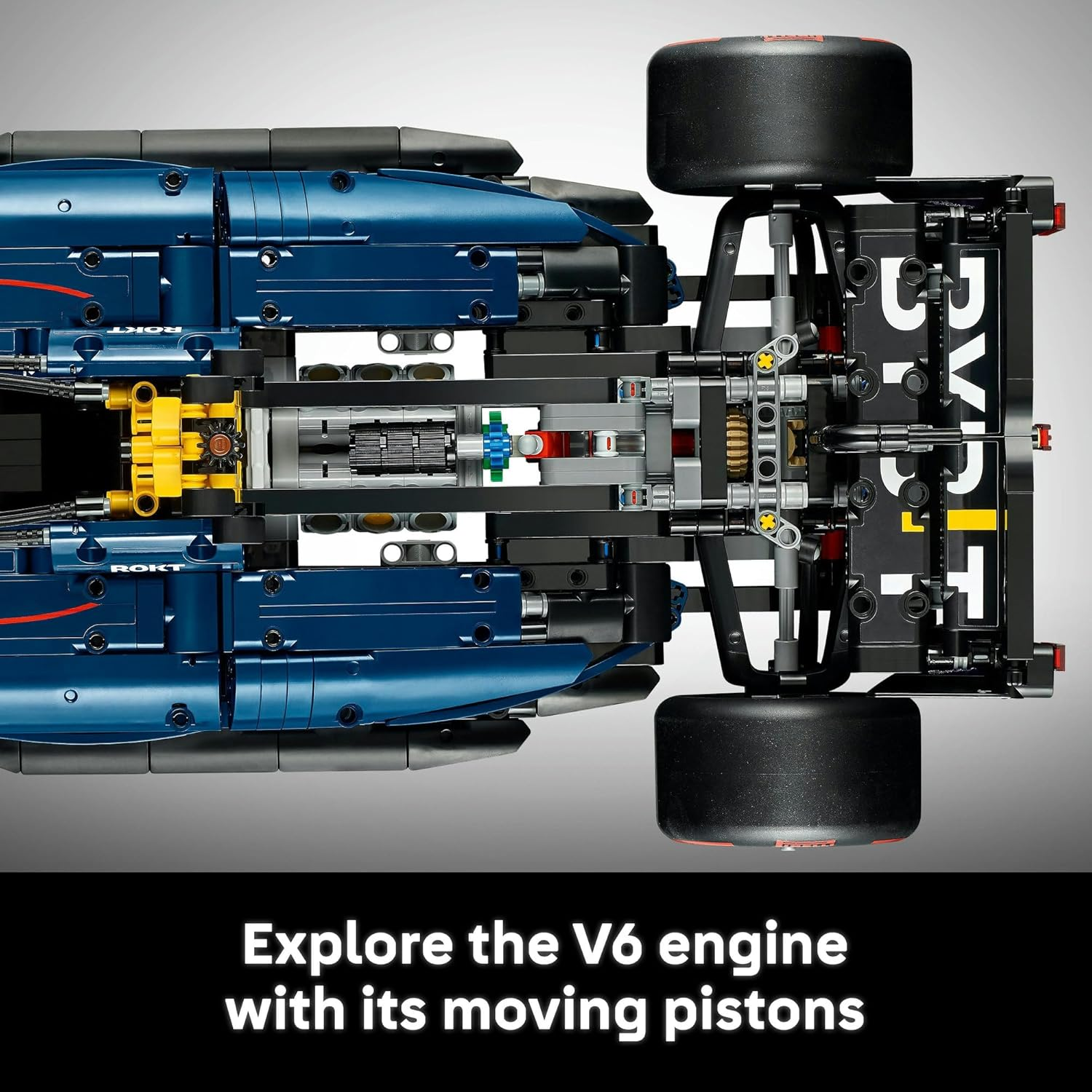 LEGO&reg; Technic&trade; Oracle Red Bull Racing RB20 F1 Car 42206 Model Kit for Adults, Build Your Own Race Vehicle, Building Set Toys for Formula One Fans image number 1