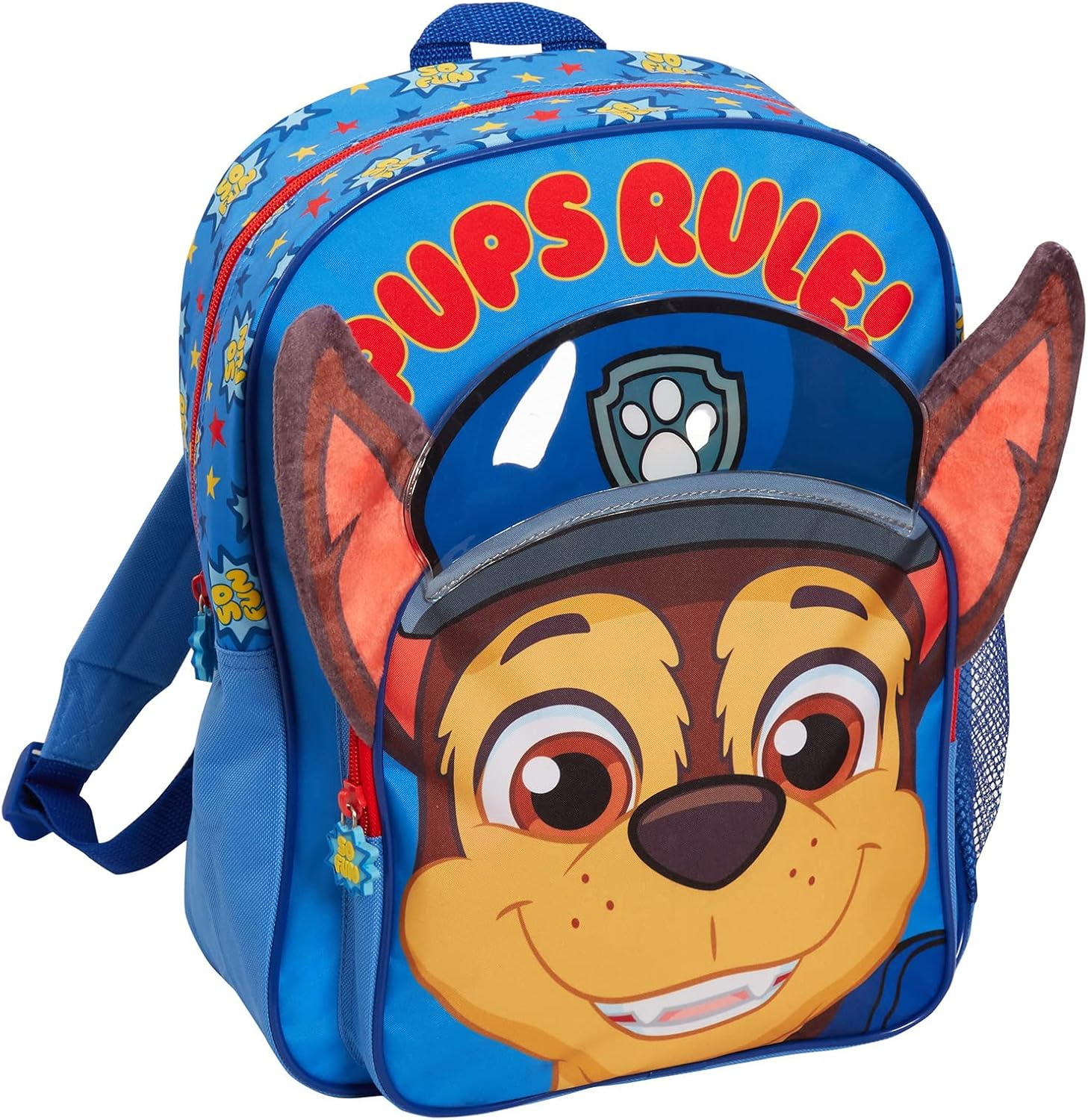 Paw Patrol Backpack for Boys 3D Plush Chase Large Rucksack School Nursury Travel Bag with Drinks Holder image number 3