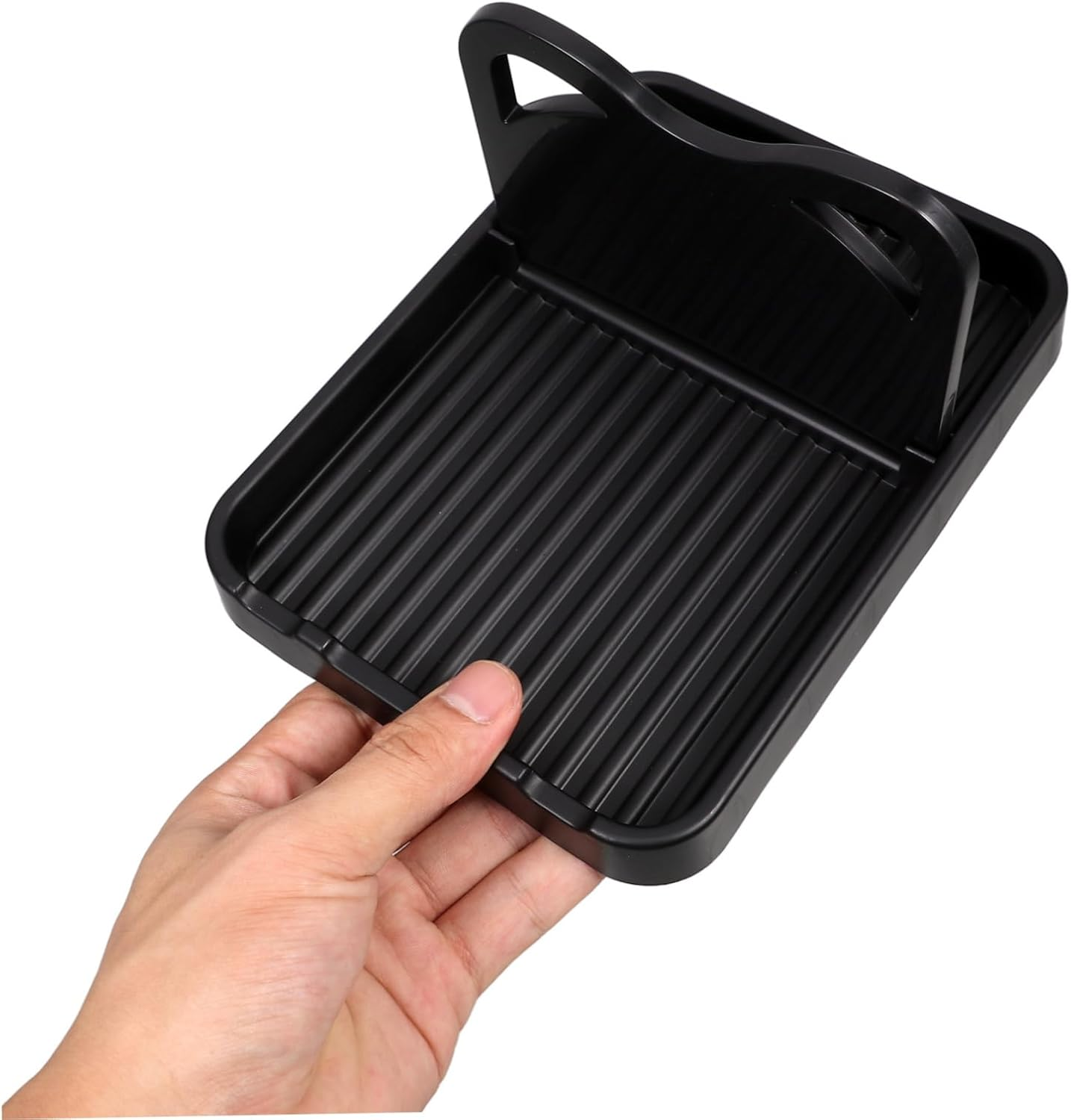 OFFSCH Foldable Pot Lid Holder Kitchen Counter Spoon Rest Storage Rack for Utensils and Lids image number 4