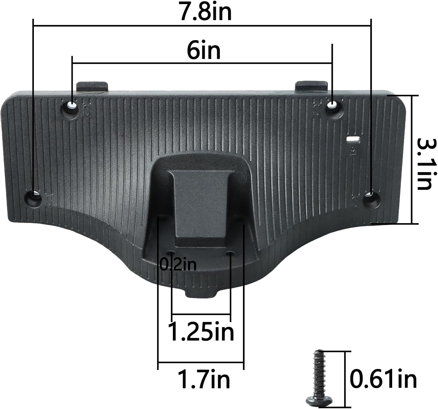 BN96-35223A P-Stand Guide Assy Compatible with Samsung Tv（Just Part of the Stand P-Guide, Not the Whole Base） image number 3
