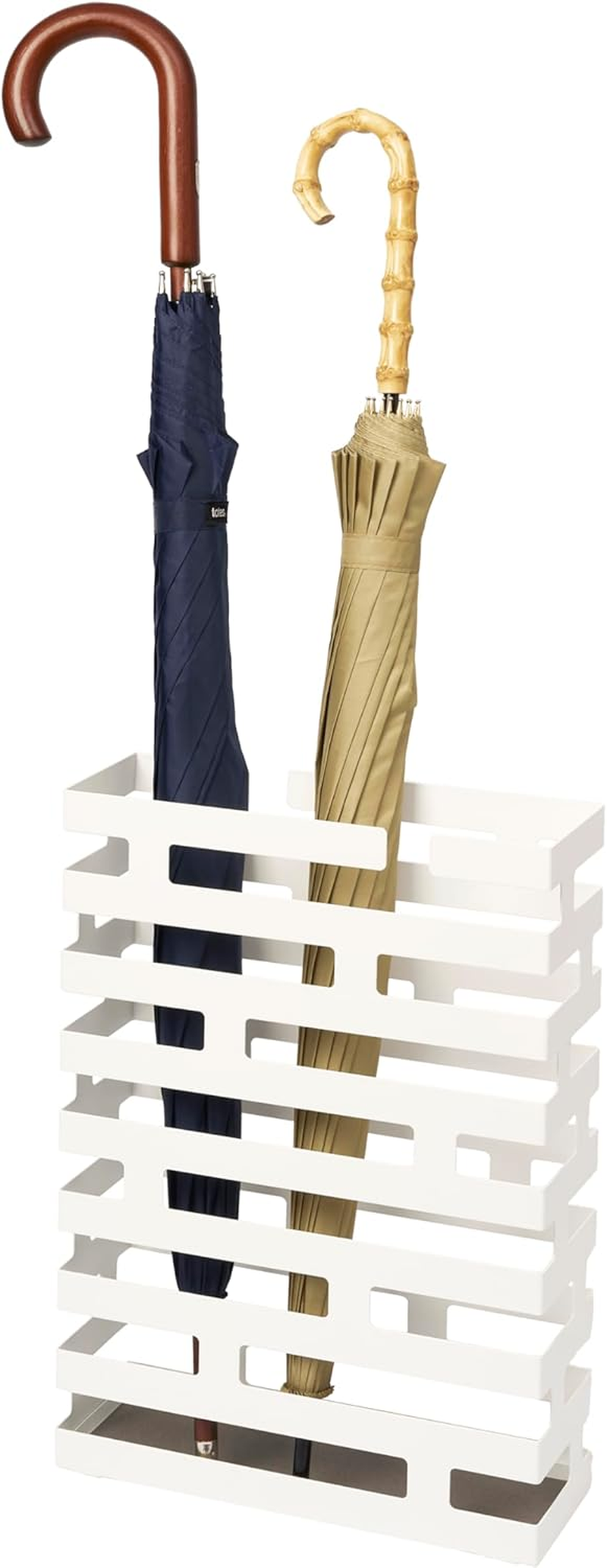 Yamazaki BRICK UMBRELLA STAND WIDE WH, White