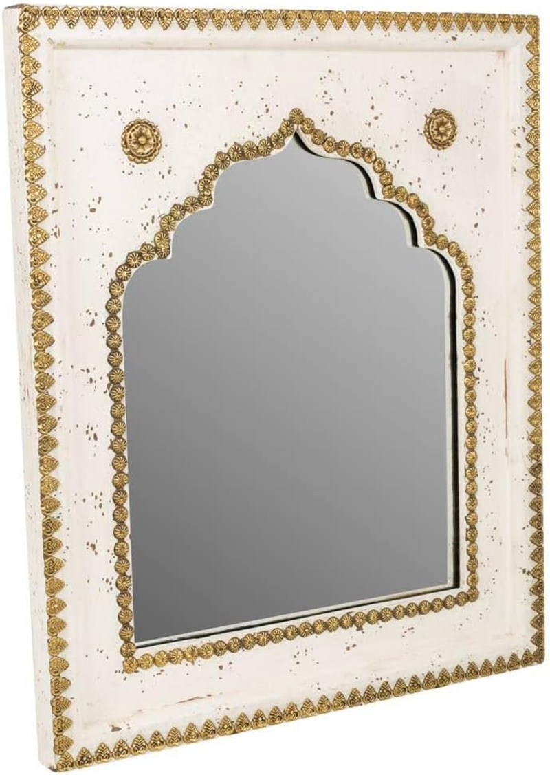 Espejo De Madera Acabado Artesanal