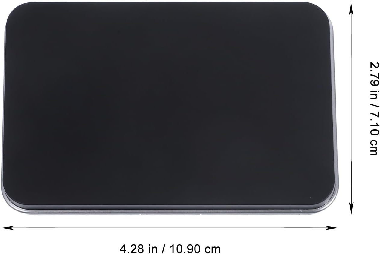 GAROZATION 2 Sets Magnetic Empty Eyeshadow Palette with 6-Pan Tray, Matte Black Cosmetic Storage Box for Eyeshadow, Blush, and Highlighter &ndash; Refillable Makeup Organizer for Travel and Daily image number 2