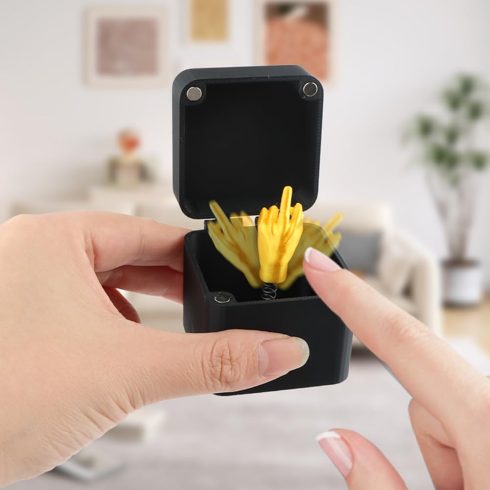 Middle Finger Surprise Prank Gift - Spoof Hand Pop up for Adults, Office & Home Decor, Christmas Novelty Fun Prank Gift (1Pc) image number 5