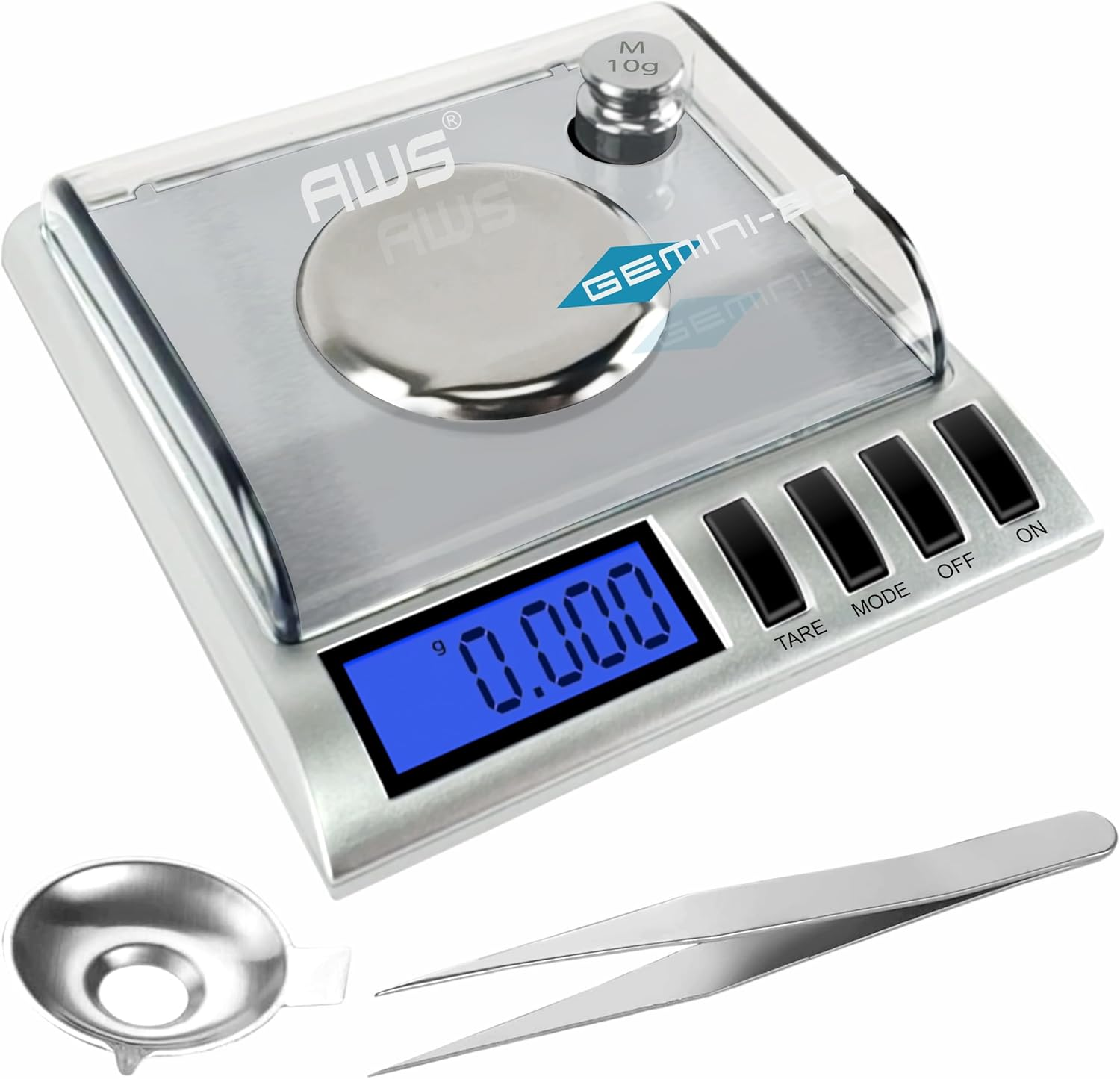 Gemini Digital Weighing Scale (Silver GEMINI-20) image number 1