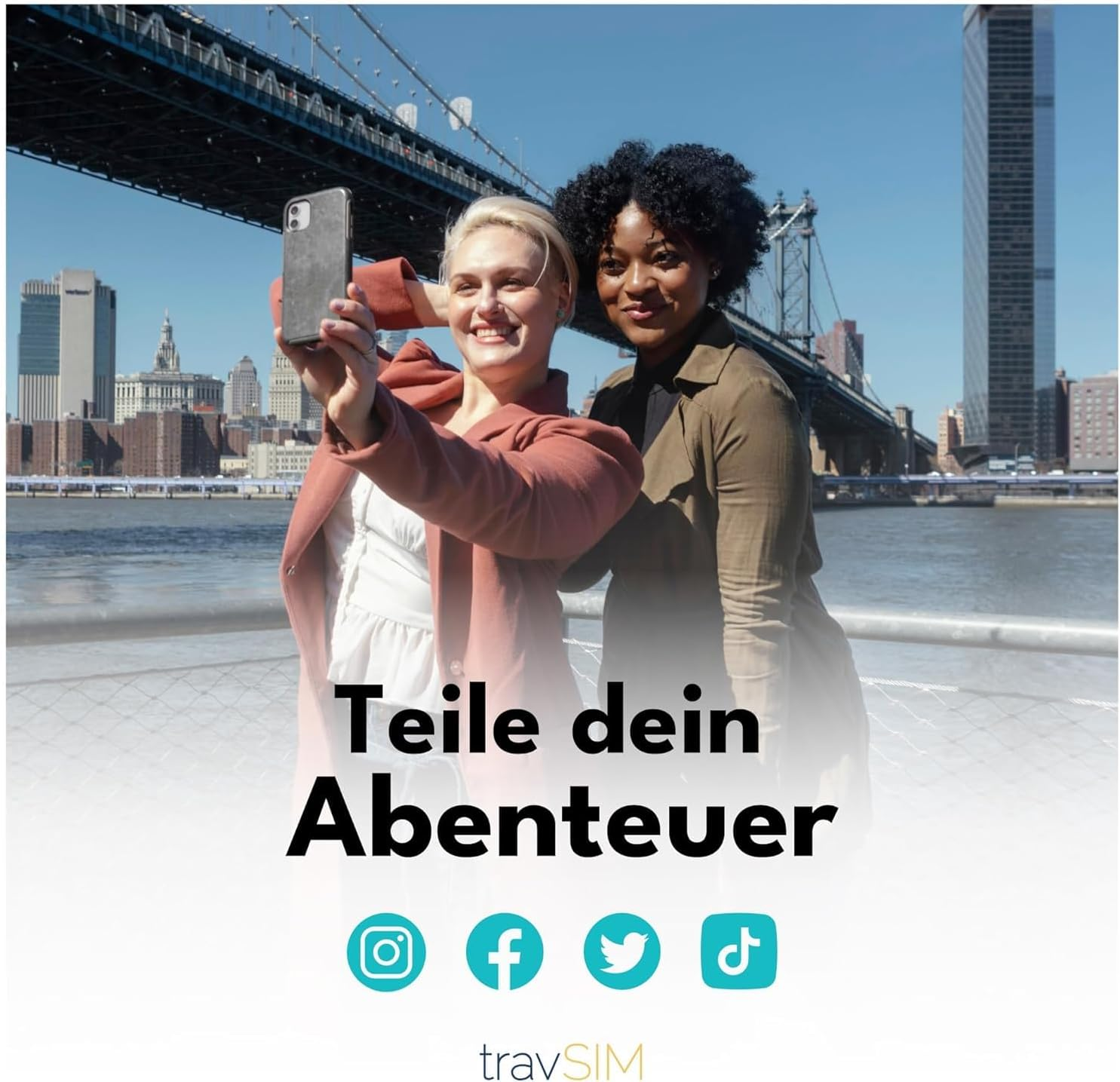 SIM Card USA Travsim | 10GB Mobile Data with 4G/5G Speeds for the USA - Full Access to Google, Facebook, Whatsapp & More | SIM USA Plan with 30 Days Validity image number 2