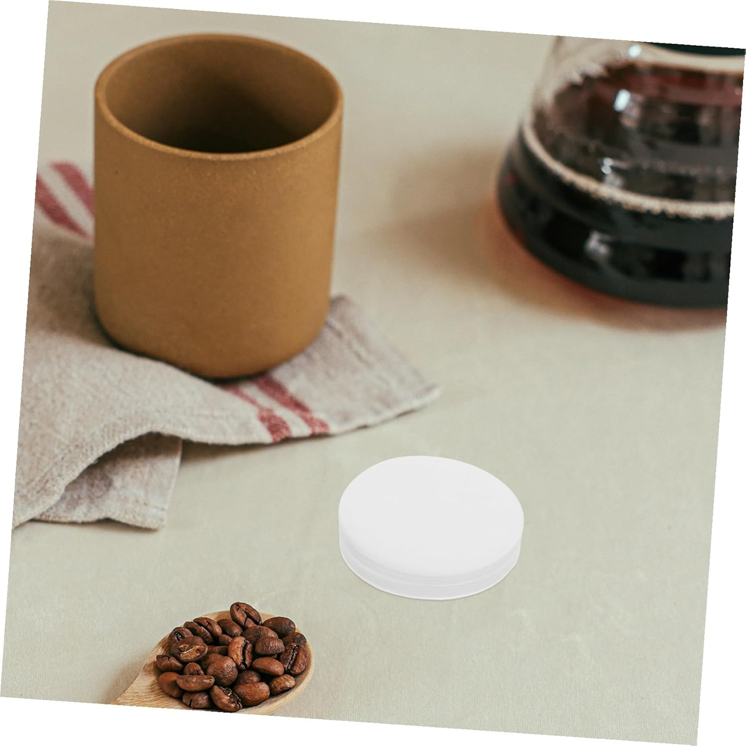 COHEALI 100Pcs Coffee Filter Paper Reusable Espresso Filter for Milk Tea Maker image number 1