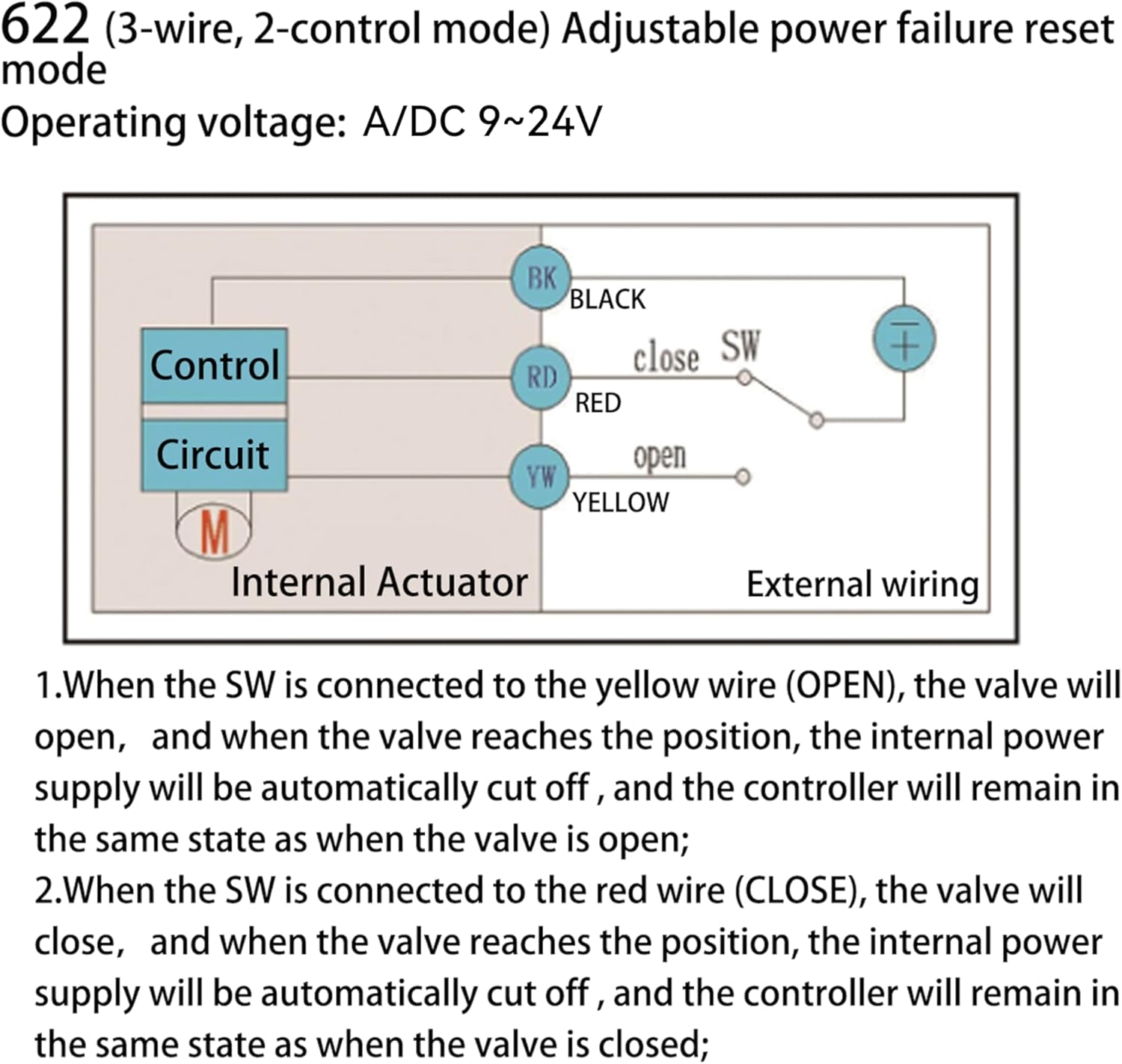 HFS(R) Motorized Ball Valve Electrical - 1/4" NPT with 8Mm Full Port, 3 Wire 2 Control, Stainless Steel 304, 9-24V AC/DC for Fluid Control image number 1