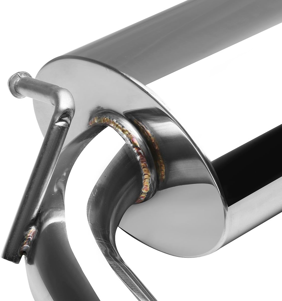 DNA MOTORING CBE-MU-TCA07 Stainless Steel Cat Back Exhaust System [Compatible with 07-11 Camry 4-Cyl] image number 3