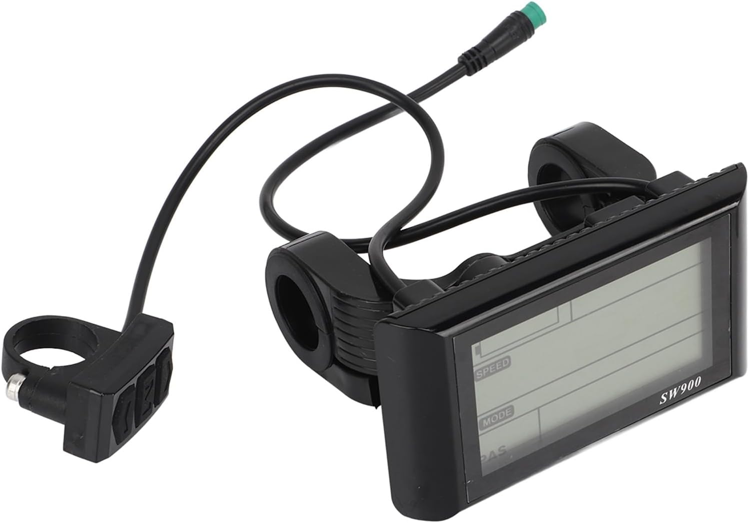 Ebike LCD Display, 24V 36V 48V 60V 5 Pin Waterproof E Scooter SW900 LCD Panel Screen for 22.5Mm Handlebar Electric Bikes, Replacement Electric Bike LCD Display Meter