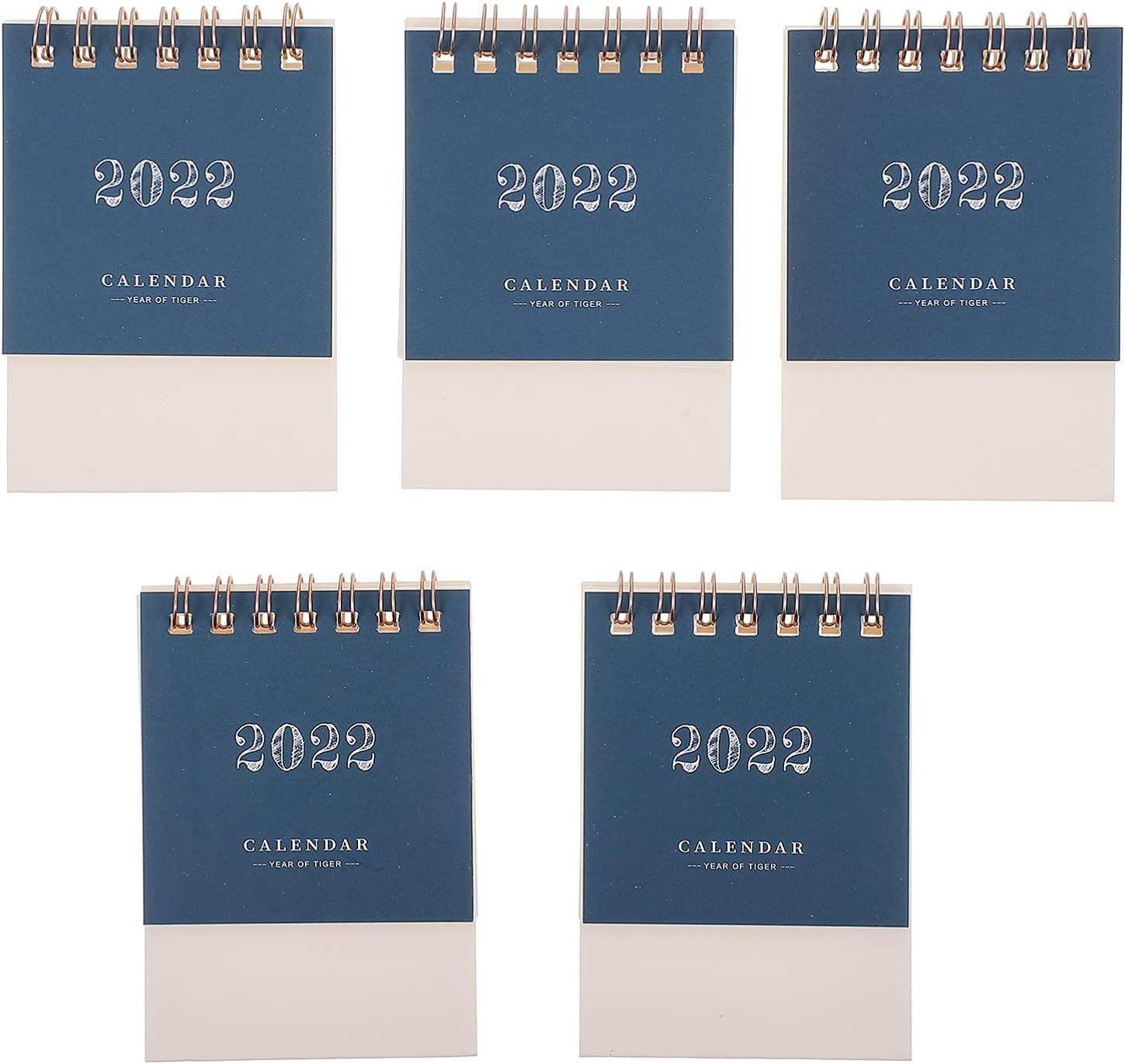 STOBOK 20Pcs Mini Desktop Calendar Decorative Desk for Desk Memo for Home Office Use image number 3