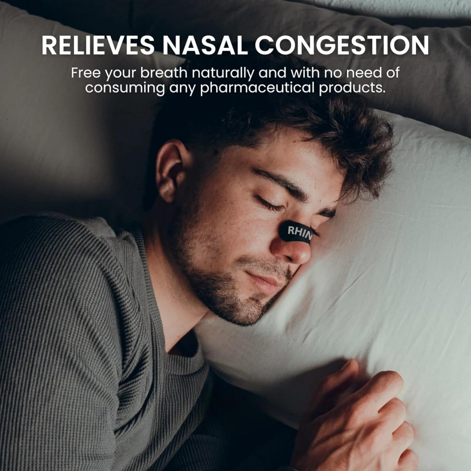 Nose Strips 30 Pack &ndash; Better Sleep, Clear Breathing, Reduce Snoring & Relieve Nasal Congestion from Allergies, Colds & Deviated Septum &ndash; Great for Sleep & Sport | Aussie Brand image number 4