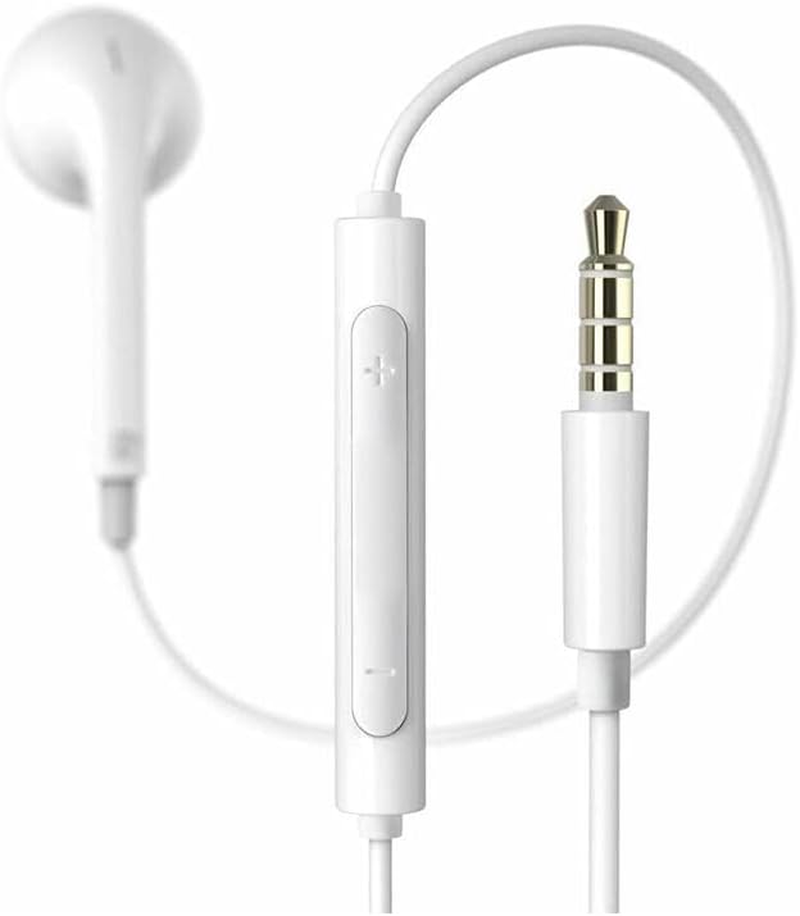 Edifier P180 plus Earbuds with Remote and Mic, White