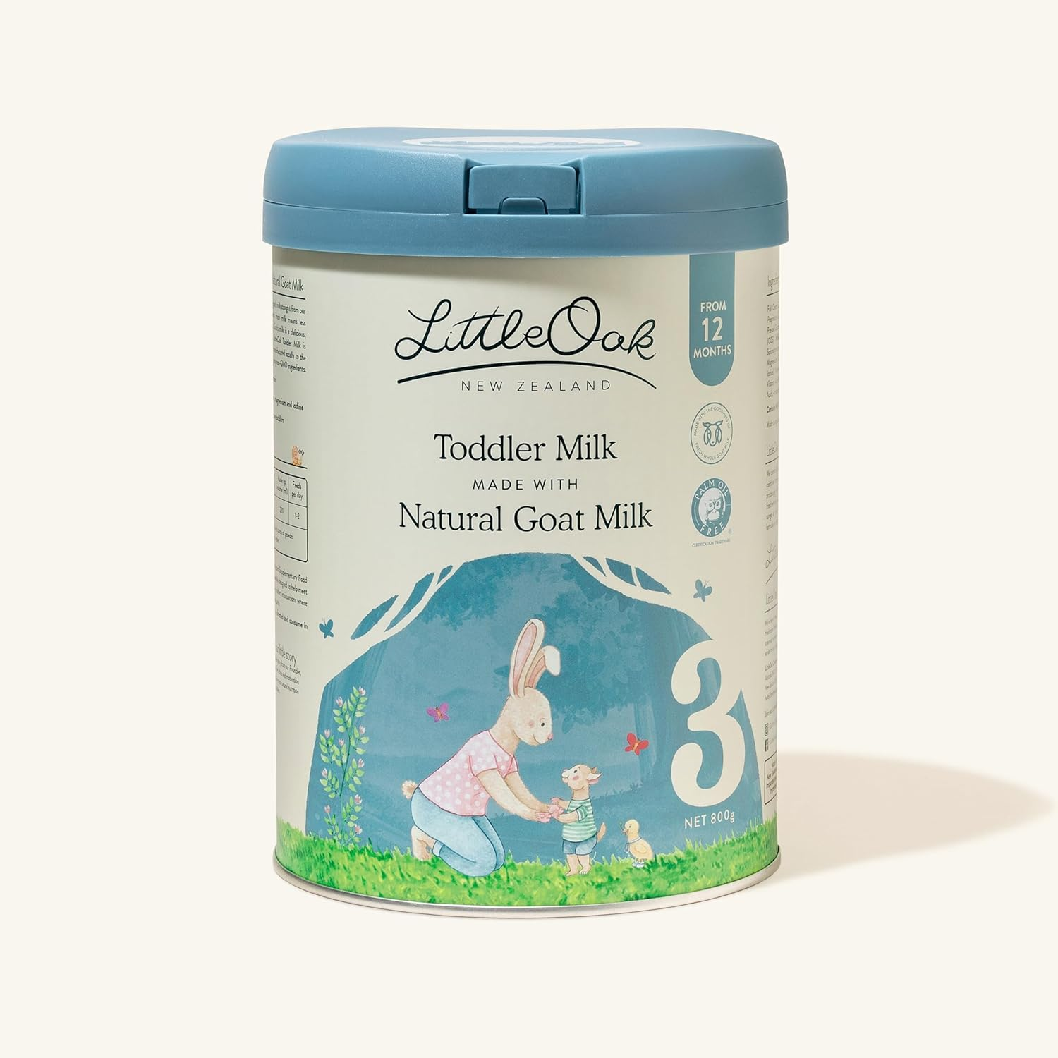 Littleoak Natural Goat Milk Toddler Milk, Stage 3, 12 Months+, 800Gm Can image number 3