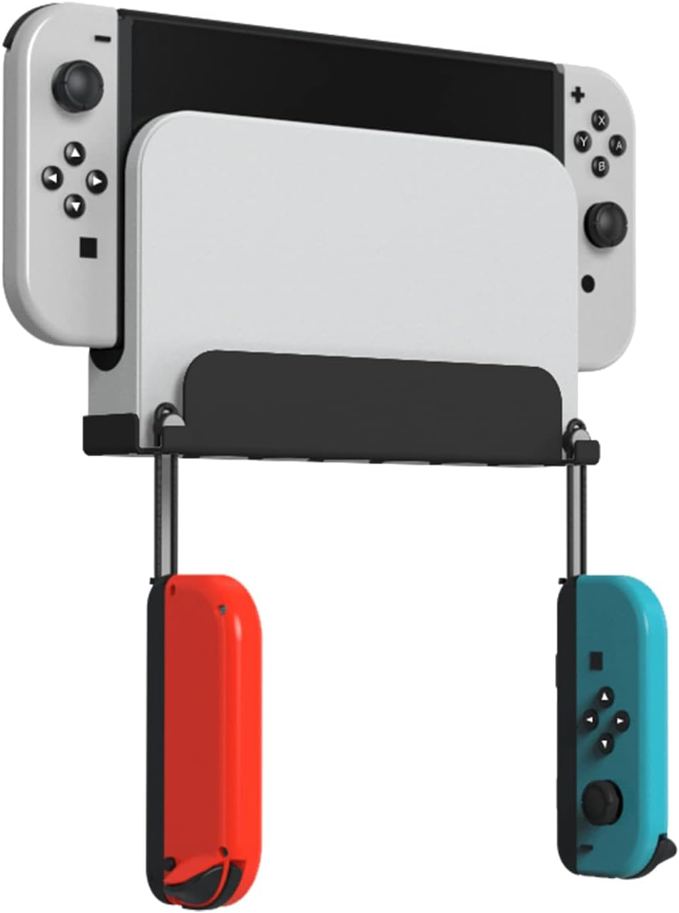 Switch OLED Black Steel Mount,Wall Mount Bracket Compatible with Nintendo Switch and Switch OLED image number 3